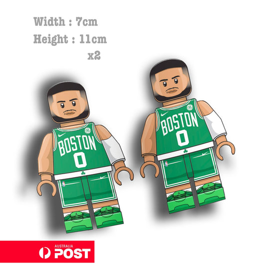 NBA Lego BOSTON - Jason TATUM Lego Figure Nike Basketball Sticker 