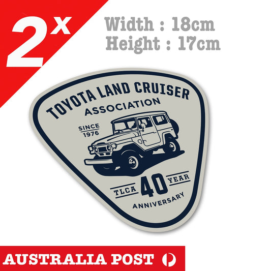 TOYOTA Land Cruiser Association 4x4 Ute Truck Hilux Car Decal Stickers