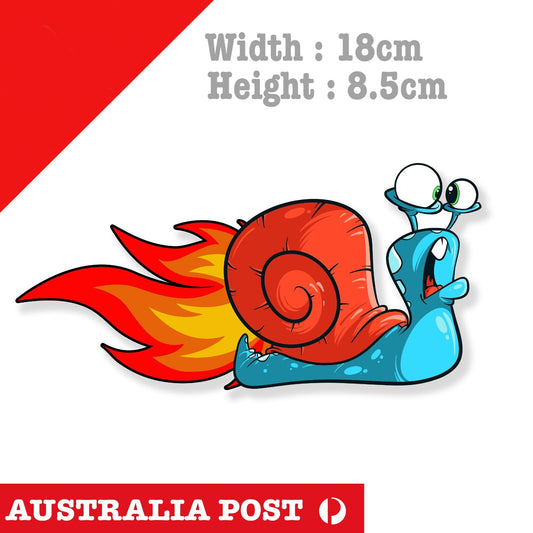TURBO Snail BOOST PSSHH.. JDM  Flame Snail ,Drift , Laptop, Car Window Sticker