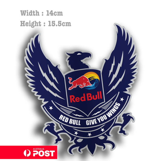 Red Bull Logo - Red Bull Gives You Wings , Fridge , Bar Vinyl Decal Sticker