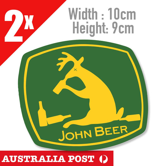 John Deere Logo , John BEERE Funny Logo Sticker