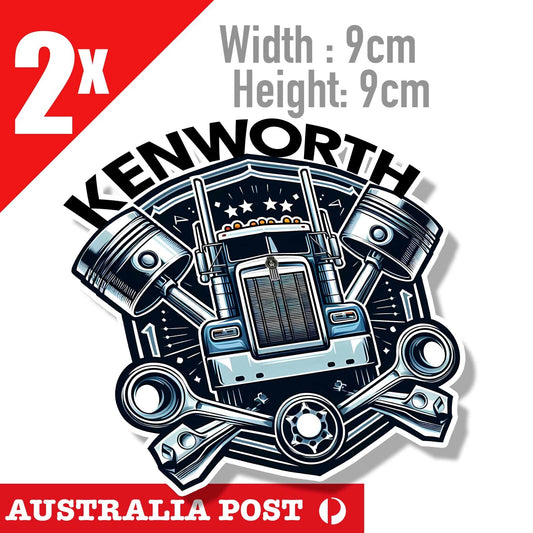 Kenworth Truck , Kenworth Truck logo x2 Decal  Stickers