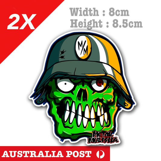 Motorcycle Helmet Metal MULISHA Skull Motorcycle Helmet logo Stickers
