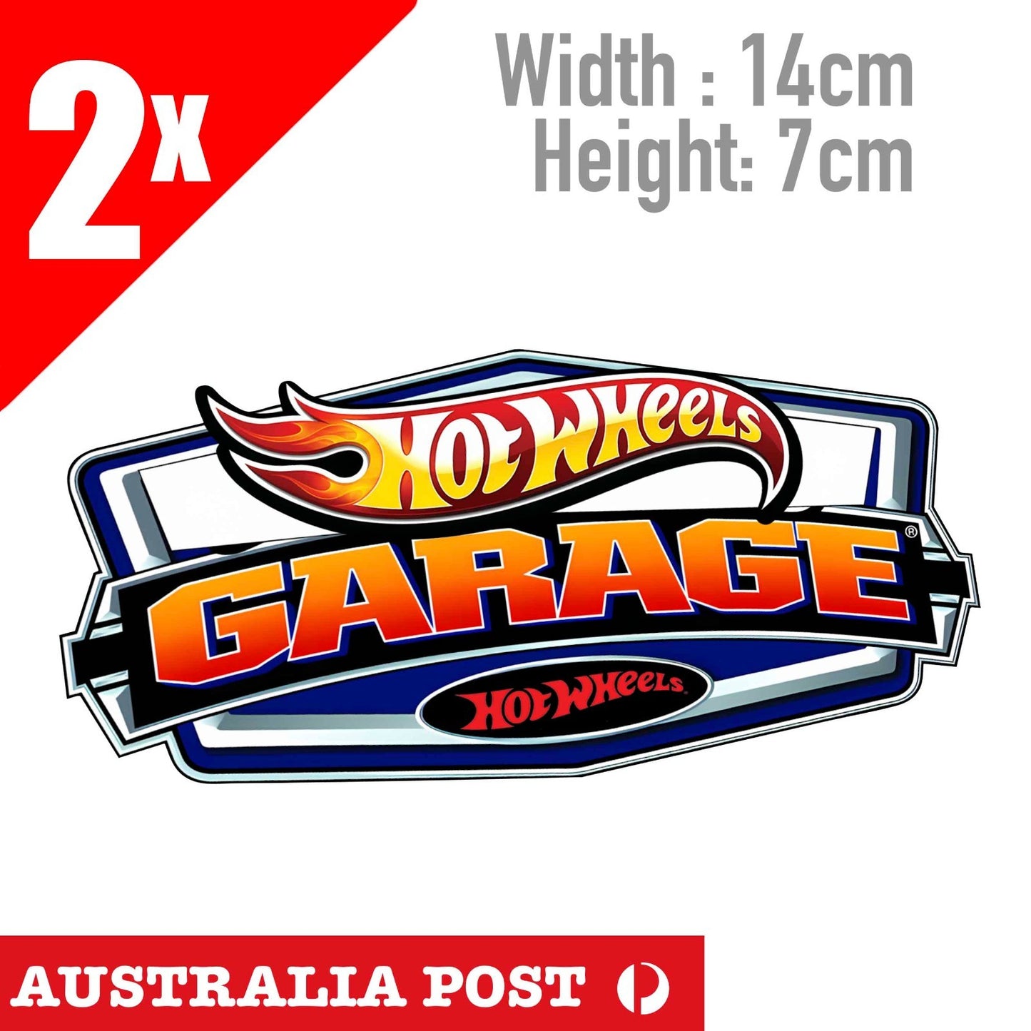 HOT WHEELS GARAGE Logo Sticker