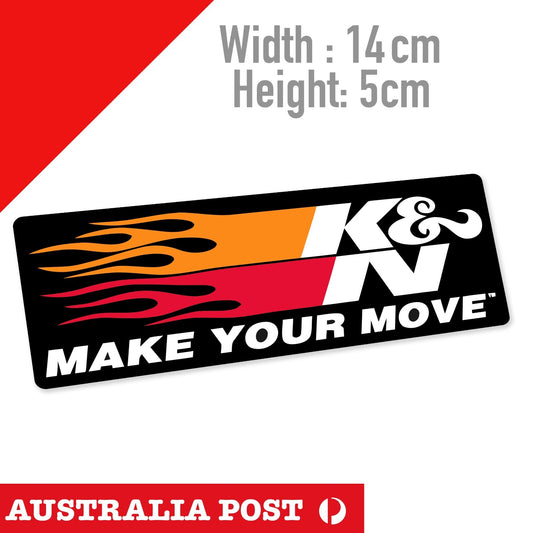 K&N Performance Filter , MAKE YOUR MOVE Banner Sticker