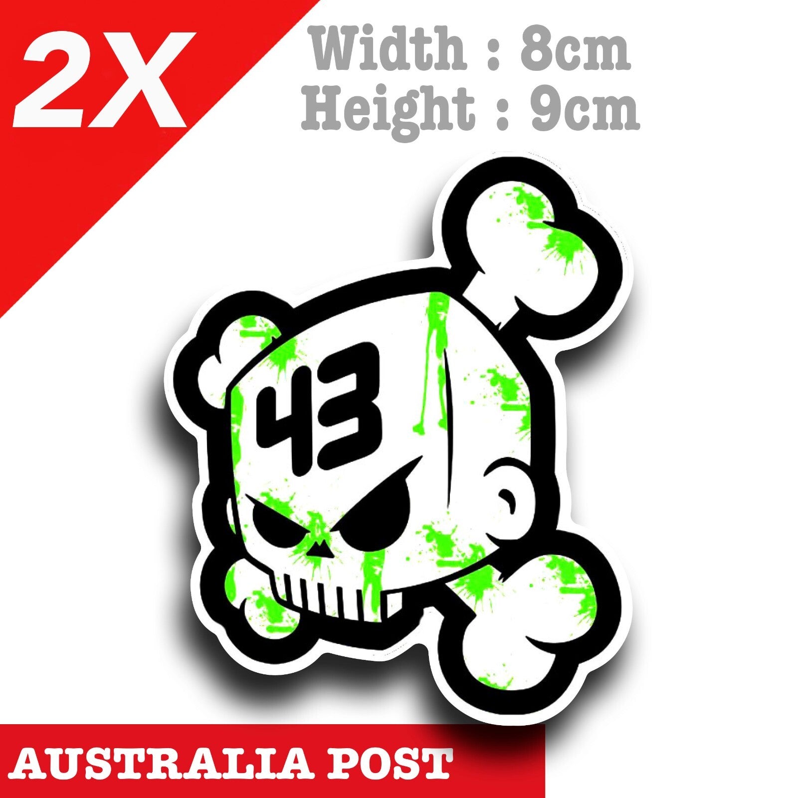 Ken Block 43 Ken Block Skull Logo  JDM DRIFT RIP large Stickers