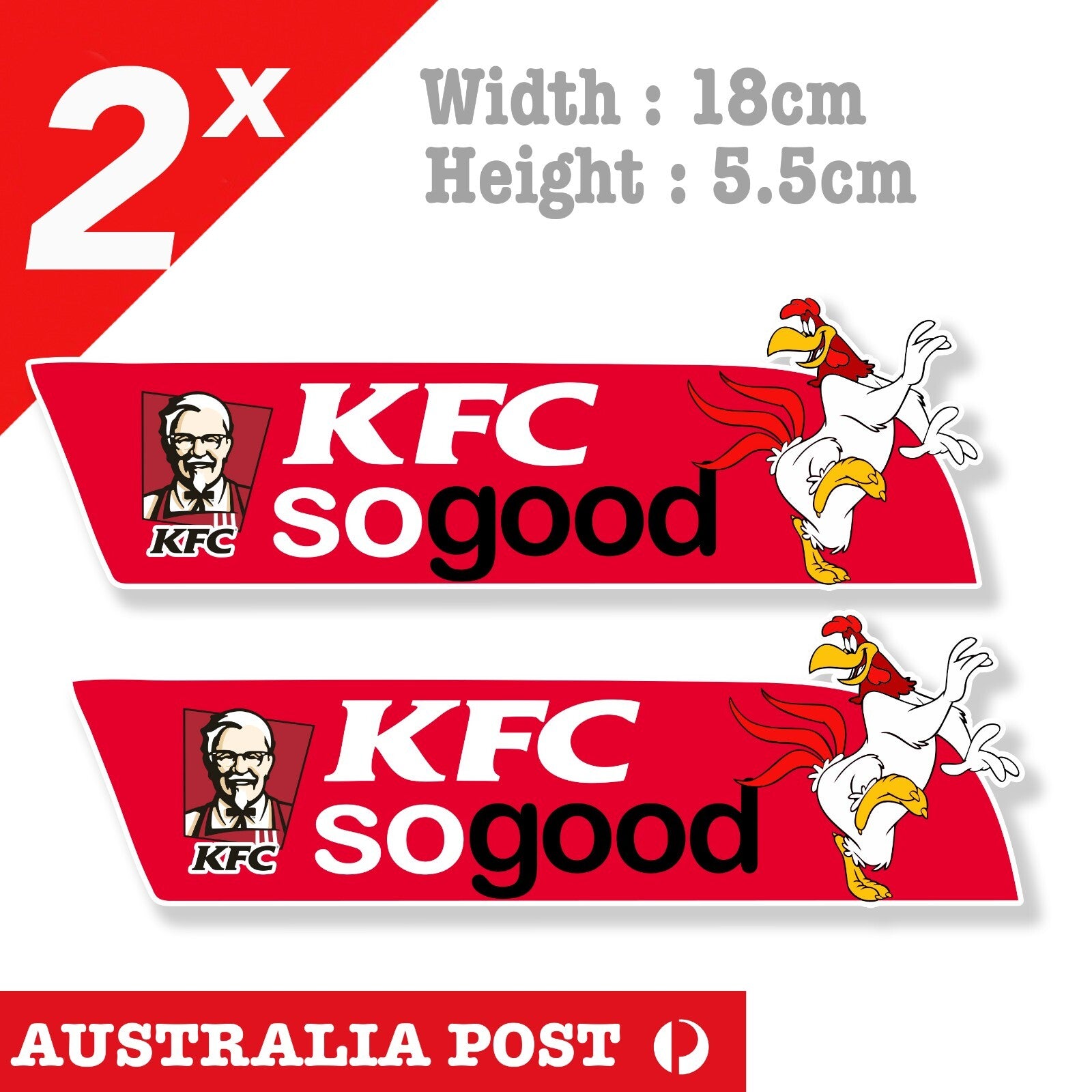 KFC Kentucky Fried Chicken Banner Funny Chicken Logo  Sticker