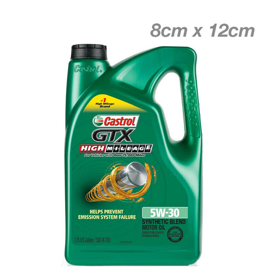 Castrol GTX 160 fl. oz. HM 5W30 Motor Oil Car  Vinyl  Sticker 
