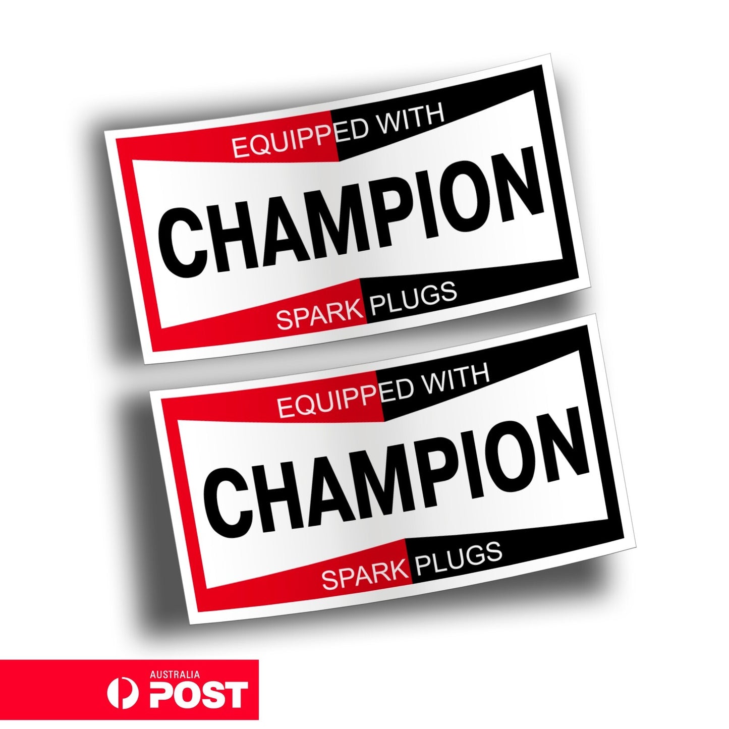 CHAMPION Spark Plug Logo Vintage Old Retro Logo Vinyl  Stickers