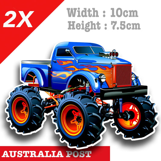 Hot Wheels Monster Truck, Hot Wheels Logo, Monster Truck  Sticker