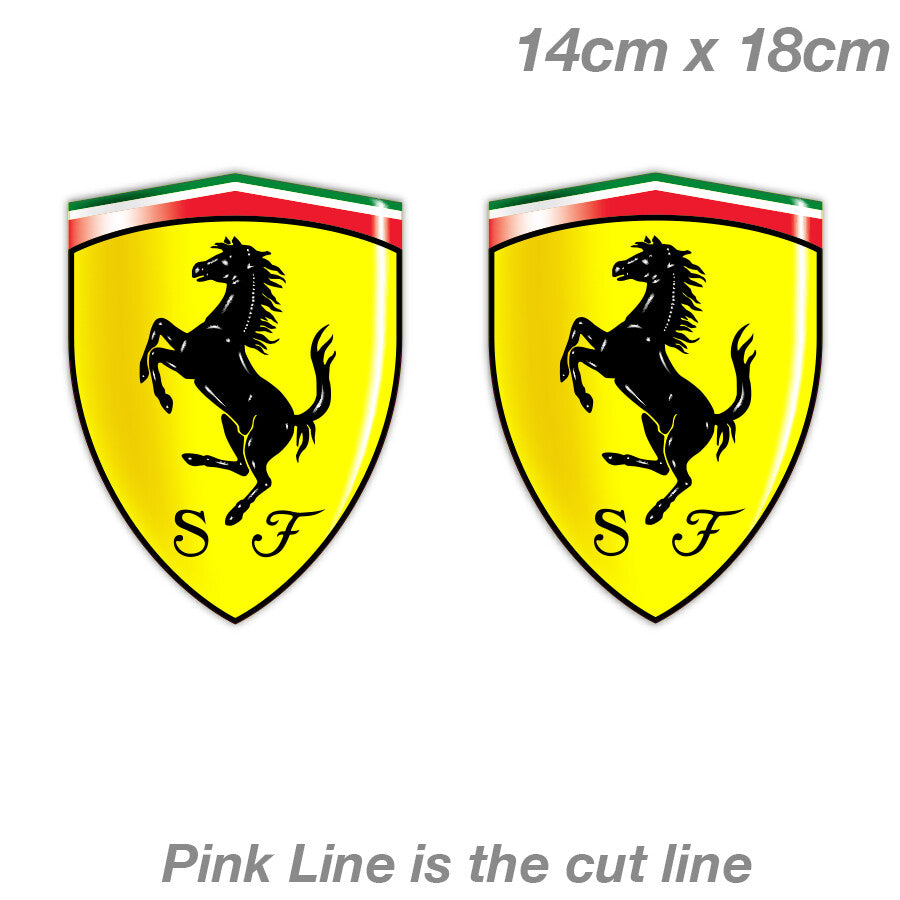 Ferrari  Large Laptop , Car  Decal Sticker