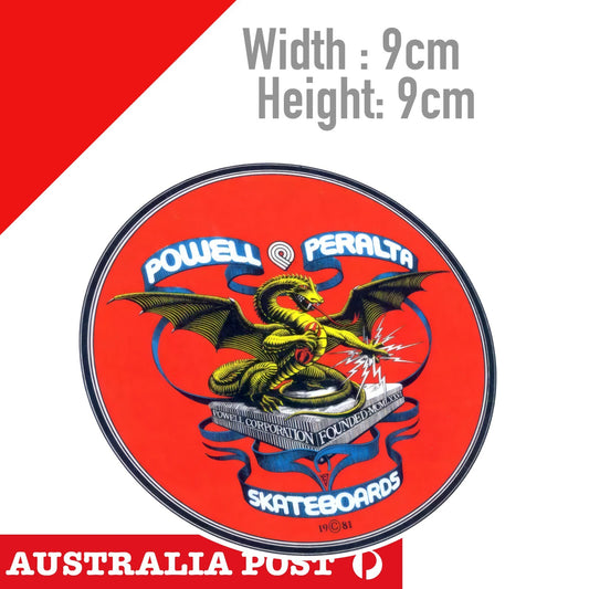 Powell Peralta Banner Dragon - Skateboarding DRAGON 1981 vintage Sticker