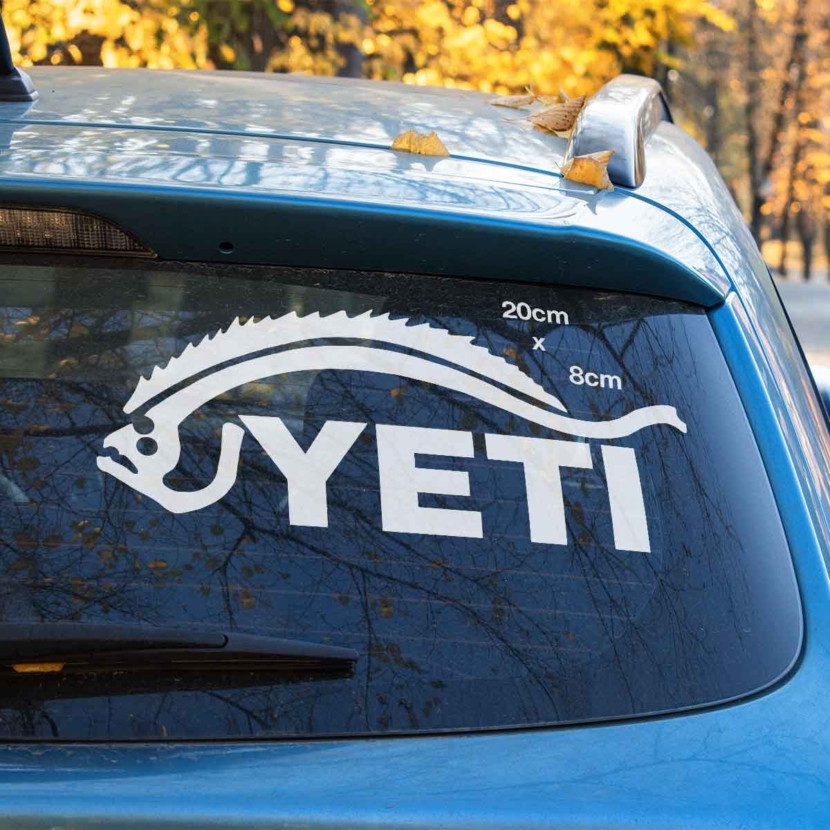 YETI Flounder Fluke Fishing Boat Cooler Car Truck Window Decal Sticker