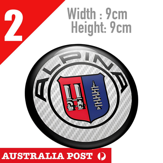 BMW ALPINA Round Logo Stickers