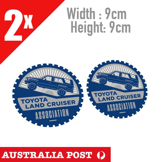 TOYOTA Land Cruiser Association Blue, Hilux 4x4 Truck Ute, 4Runner  Sticker
