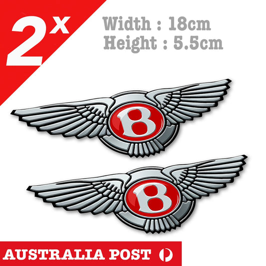 Bentley Motors Logo, Red Badge, Laptop , Car  Decal Stickers