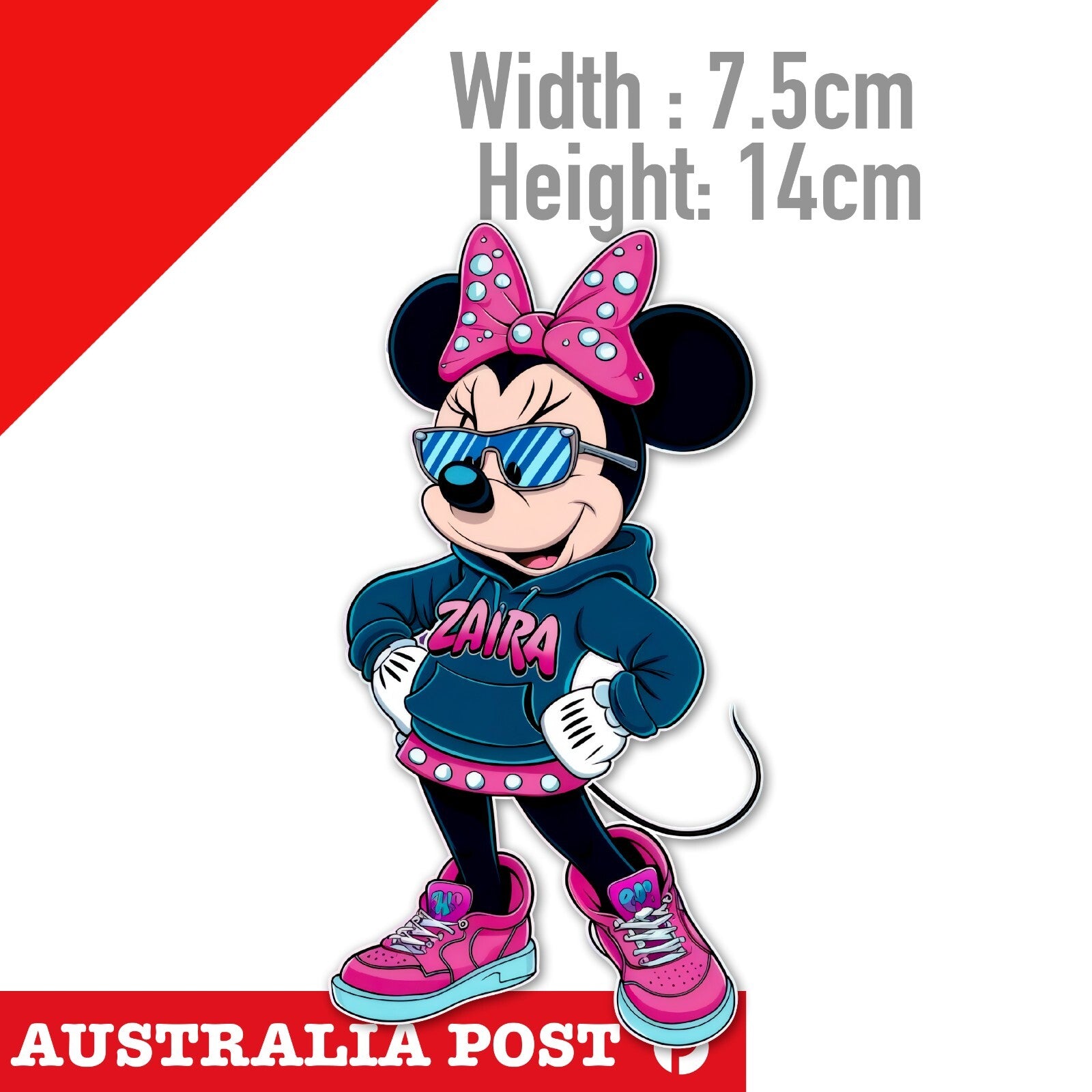 Mickey Mouse Cute Minnie Mouse Cartoon Sticker