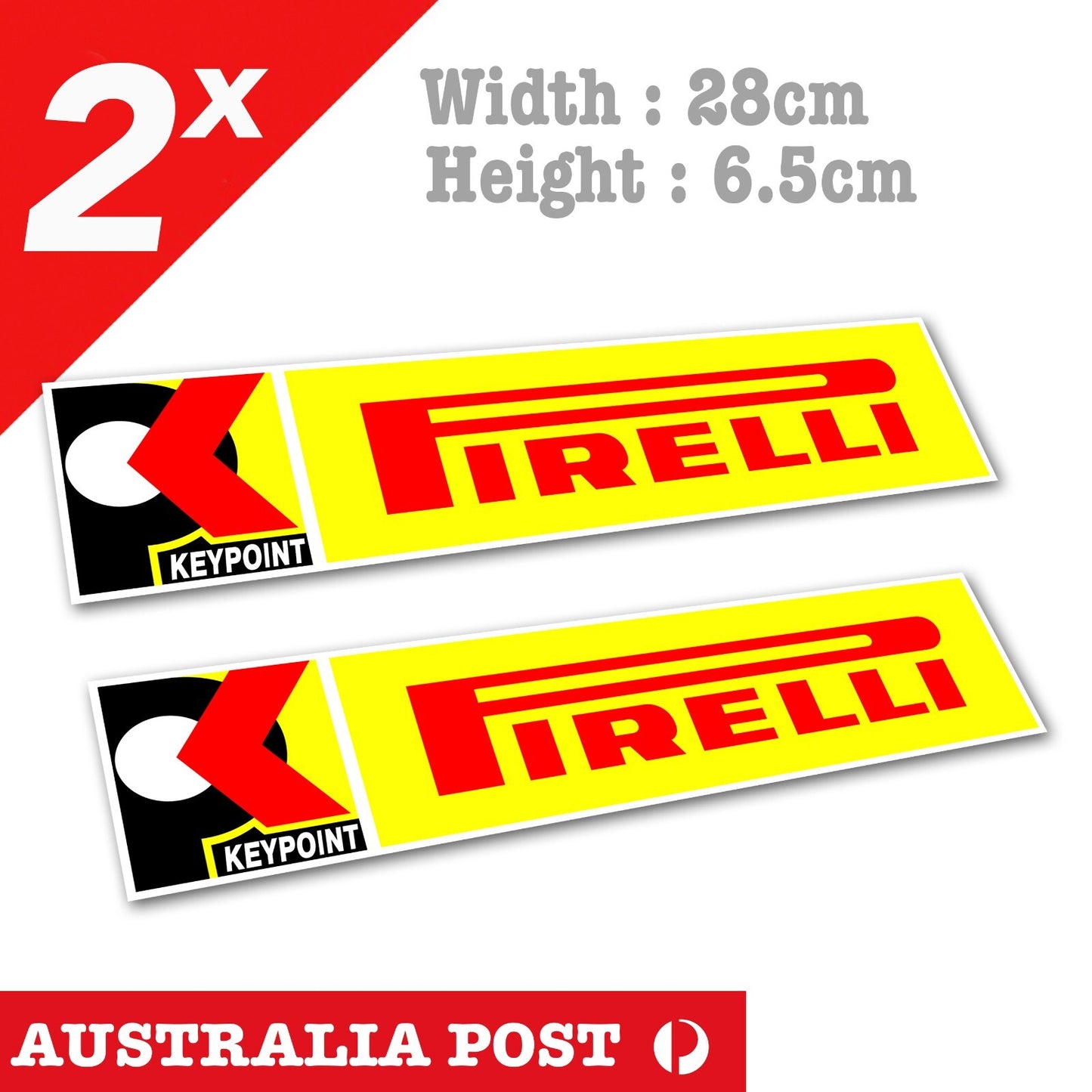 PIRELLI KeyPoint , Pirelli Logo Banner  Stickers