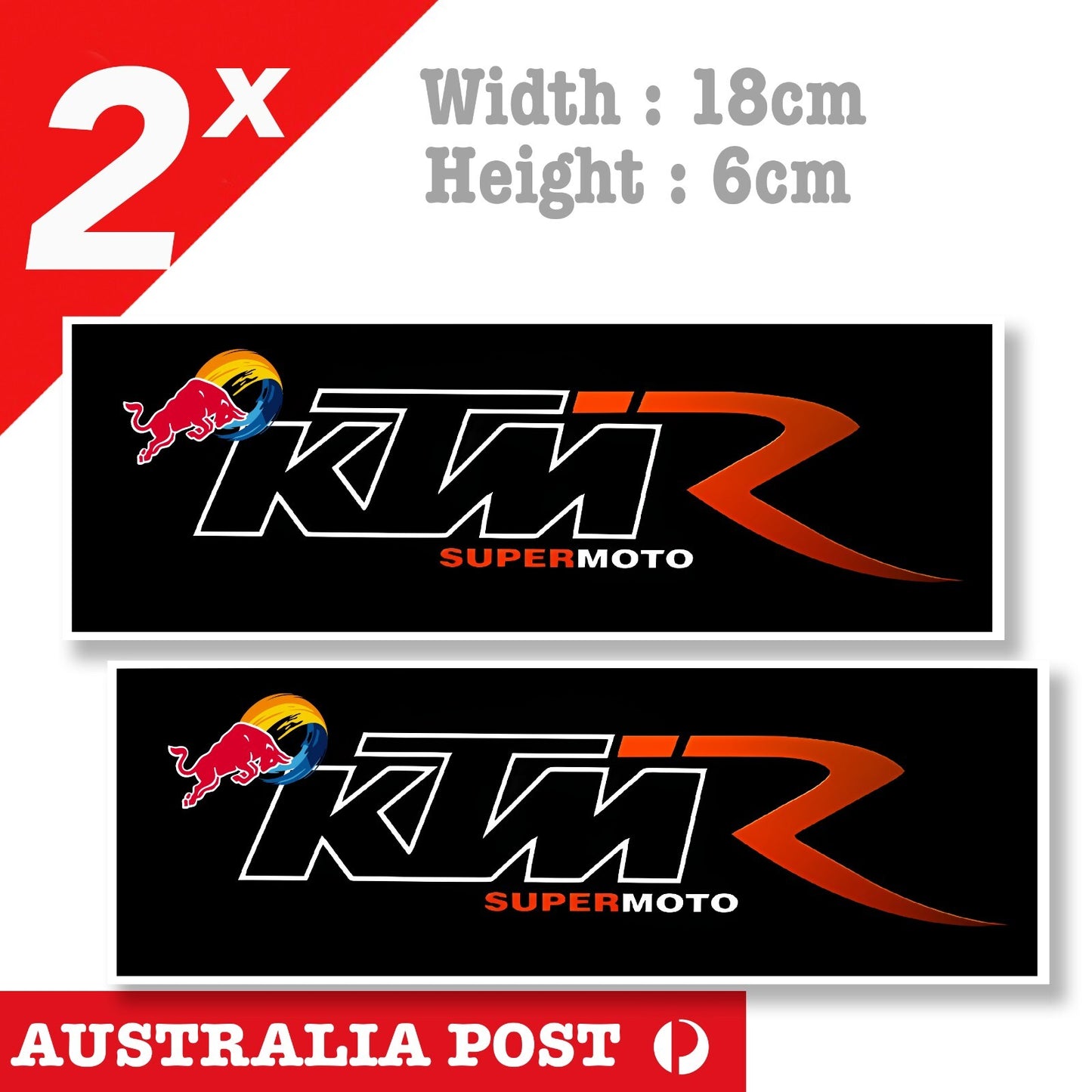 RED BULL KTM - Super Motor Banner  ,Motorcycle, Sports Car Decal Stickers