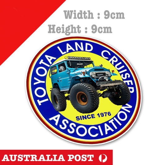 TOYOTA Land Cruiser  1984 Toyota LandCruiser FJ45 Round Badge Sticker