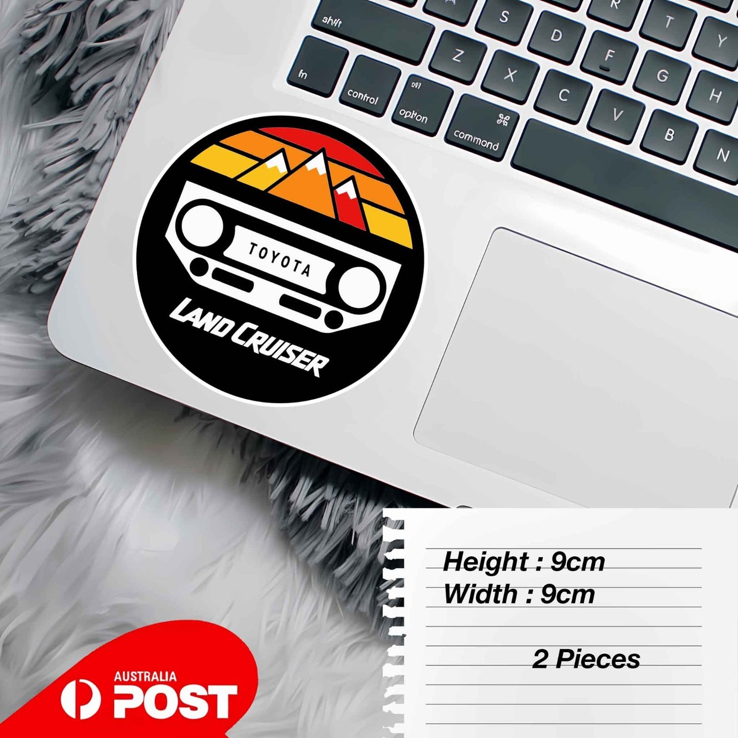 TOYOTA Front Grill, High Kilometer , 4WD, Off Road 4X4 Sticker