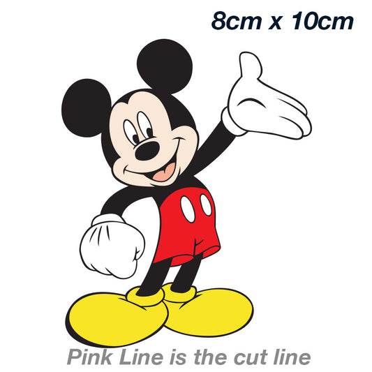 Mickey Mouse x2 Laptop , Car  Vinyl  Sticker