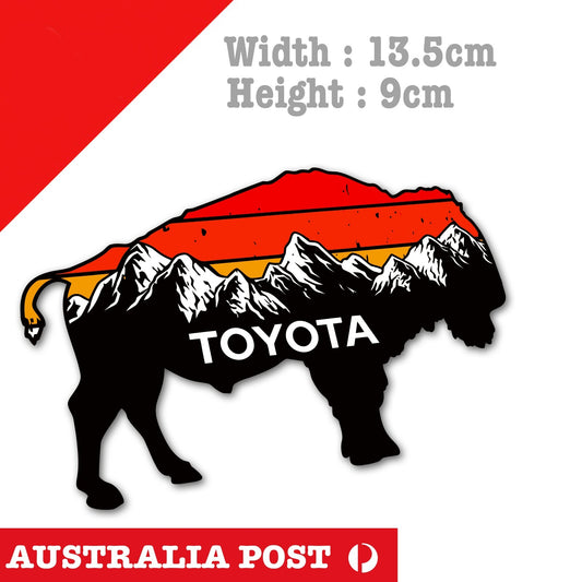 Toyota Buffalo, Tacoma Tundra 4Runner FJ Cruiser Hilux  4WD, Vintage TRD Sticker