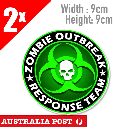 ZOMBIE OUTBREAK Response Team Logo  Sticker