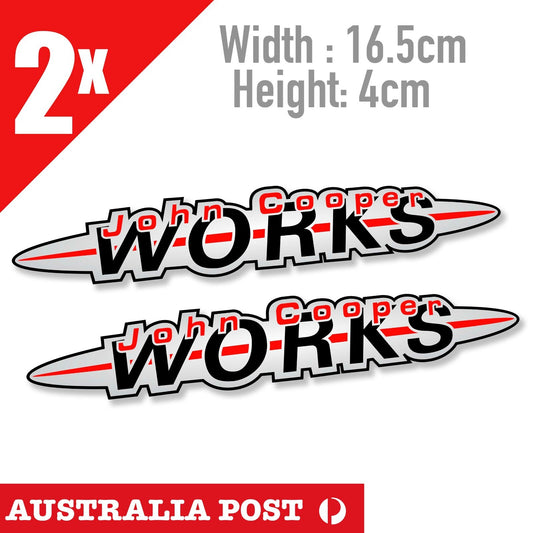 MINI Cooper JOHN COOPERS WORKS JDM logo  Cooper S Stickers