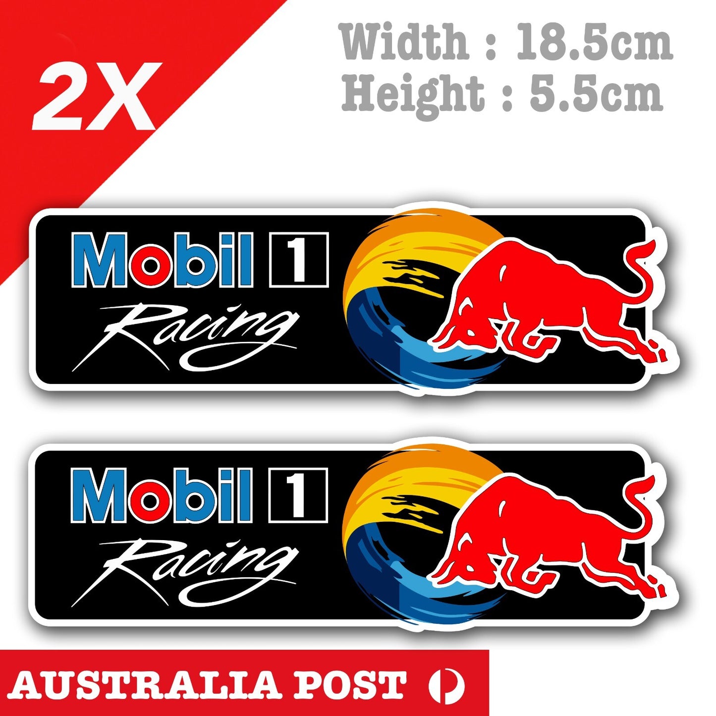 Mobil 1 Motor Oil Racing. Red Bull, Holden Commodore, Racing, Car Sticker