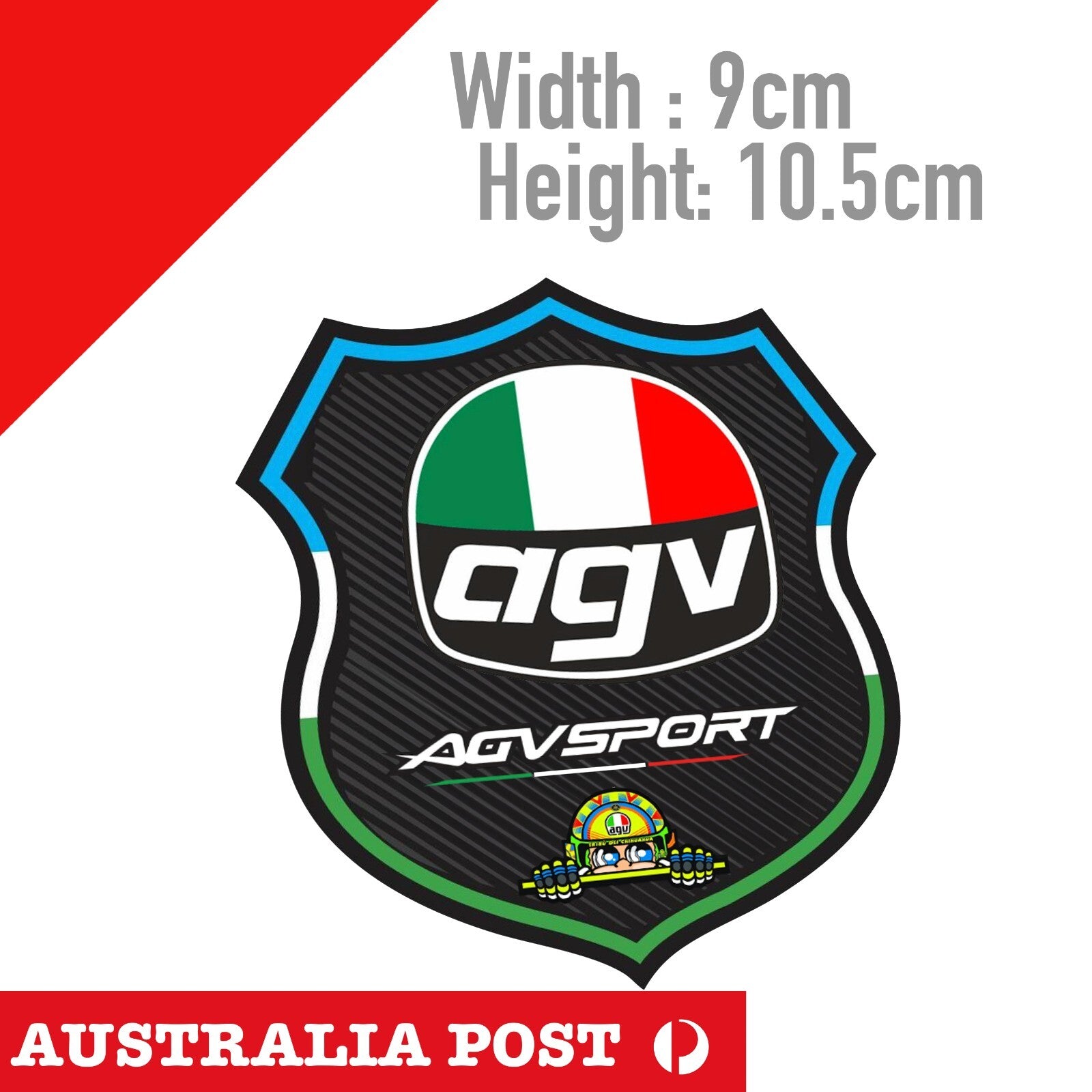 AGV The Doctor 46 Motorcycle  - Valentino Rossi's VR46 Motorcycle AGV Sticker
