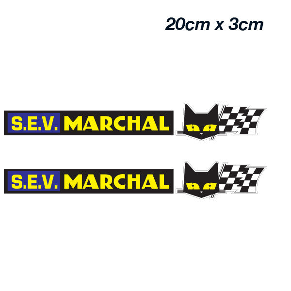 S E V Marchal Essential Logo Japan JDM Headlight Laptop , Car  Decal Sticker
