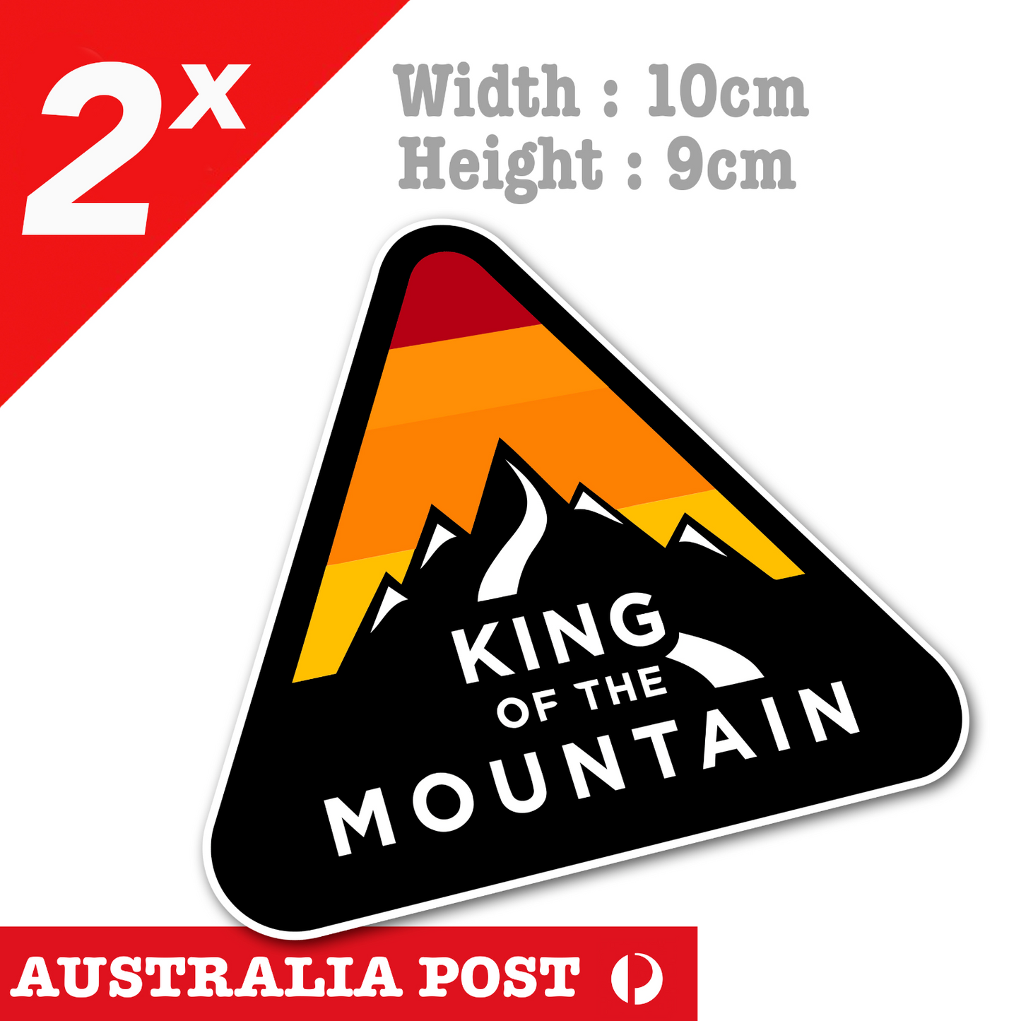 TOYOTA Mountain King Outdoor Badge Car Mountain Forest Sea 4WD,Off Road Stickers