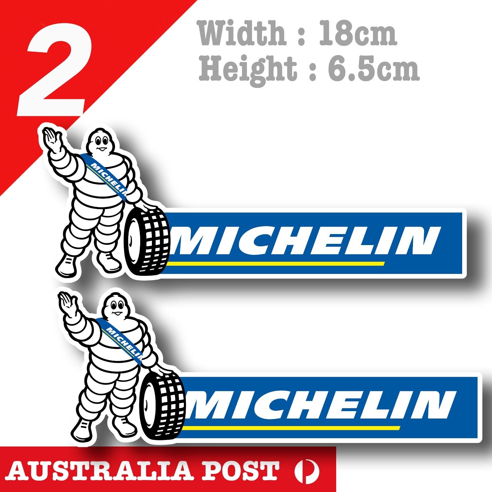 MICHELIN Man Tyre Logo Banner Sticker