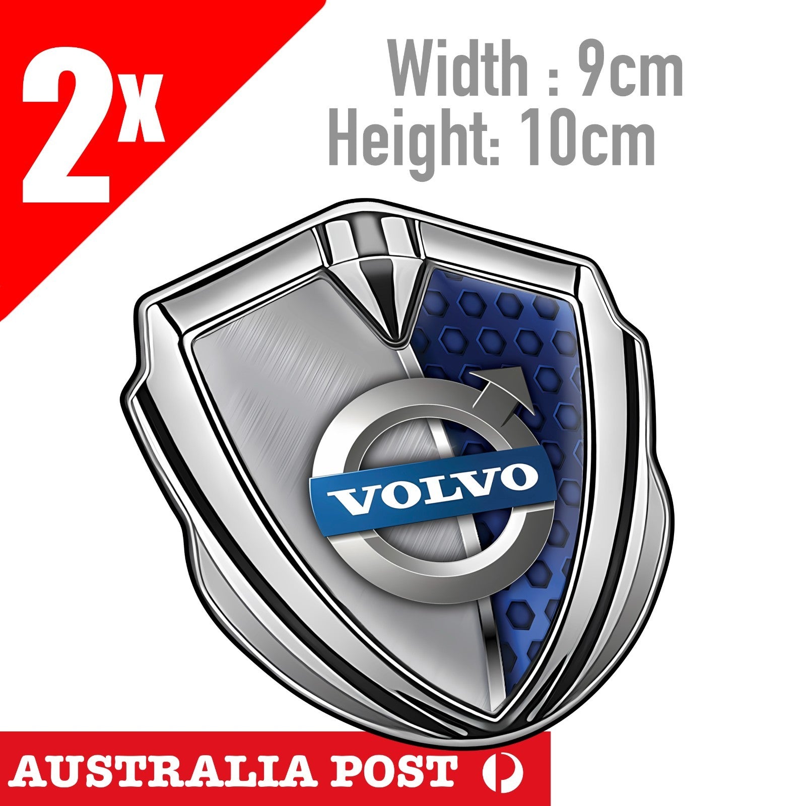 VOLVO Car Logo Badge Chrome Style Stickers – Astro Stickers