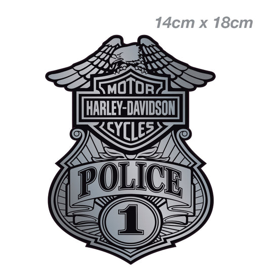 Harley Davidson Police  large Laptop , Car  Decal Sticker 