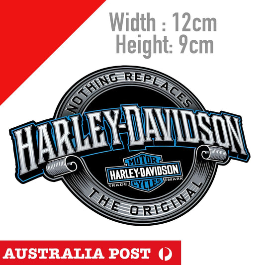Harley Davidson Motorcycle Logo Nothing Replaces the Original Sticker