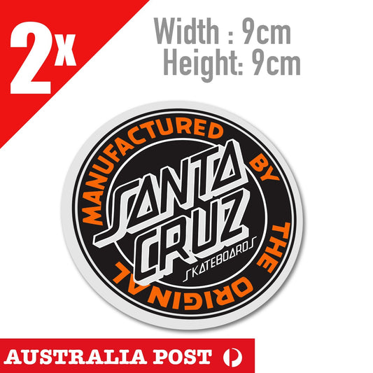 Santa Cruz Logo Skater , Skateboard, Laptop , Car  Decal Sticker