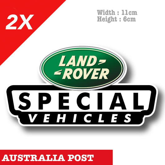 LAND ROVER Special Vehicles - Off Road, 4x4, 4WD Decal Stickers