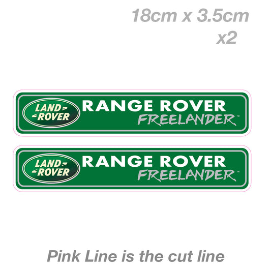  Land Rover Range Rover Freelander Logo Banner Off Road, 4X4  Sticker 