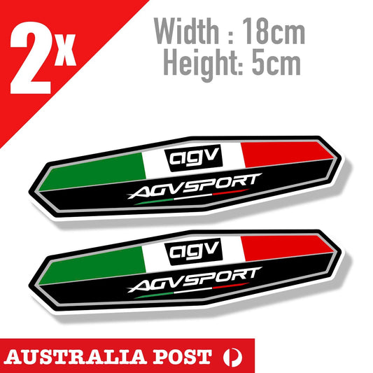 AGV Italian AGV SPORT Banner badge, Motorcycle, Helmet, Fuel Tank Sticker