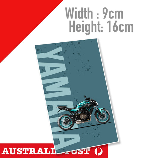 Yamaha MT-07 Bike, Motorcycle, Helmet MotoGp Sticker