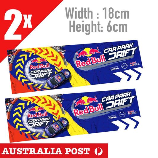 Red Bull CAR PARK DRIFT Racing Banner  Stickers