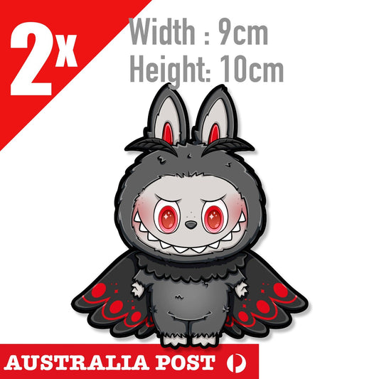 LaBUBU The Monsters ,Labubu Mothman Spooky , POP MART STICKER