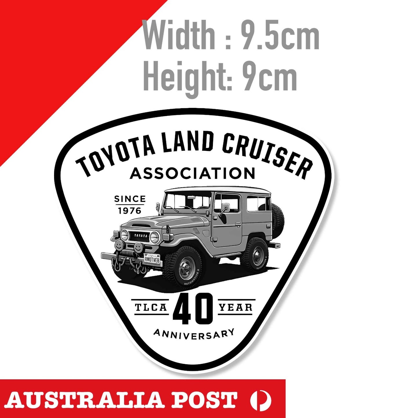 TOYOTA Land Cruiser Off Road Association Hilux 4x4 Truck Ute, 4Runner Sticker