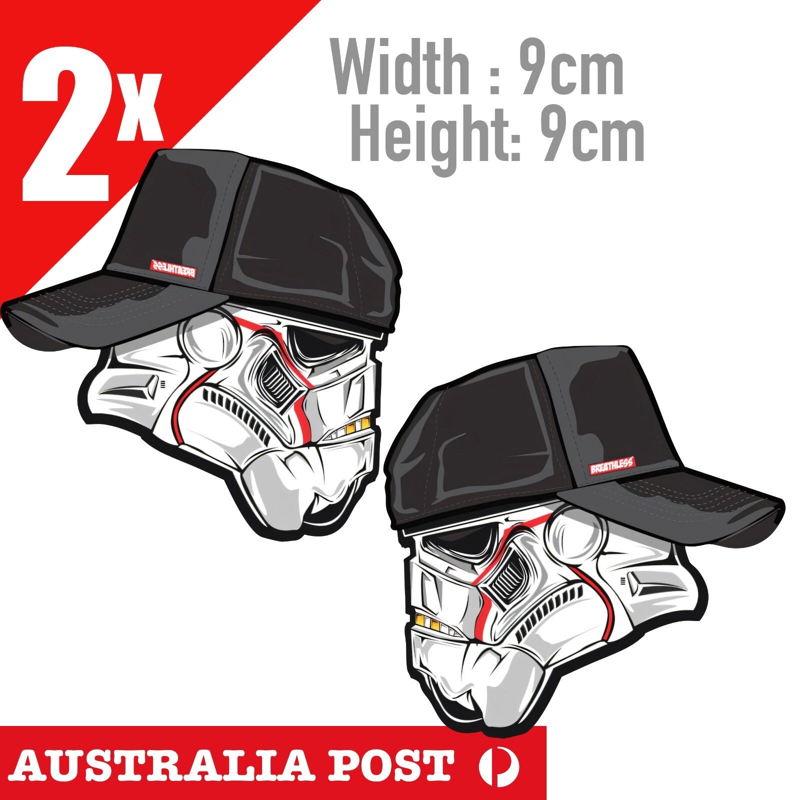 Storm trooper Punk, Star Wars Helmet Stickers