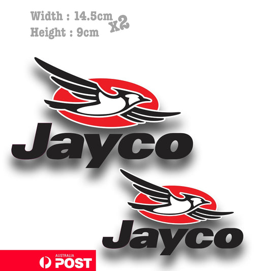 Jayco Caravan Red Logo  Laptop , Car  Decal Sticker 