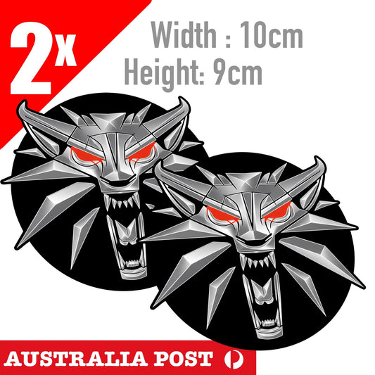 The Witcher , The GERALT Logo ,  WILD HUNG Logo  Game, Arcade stickers
