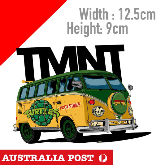 Teenage Mutant Ninja Turtles TMNT Party Wagon Car Cartoon Sticker
