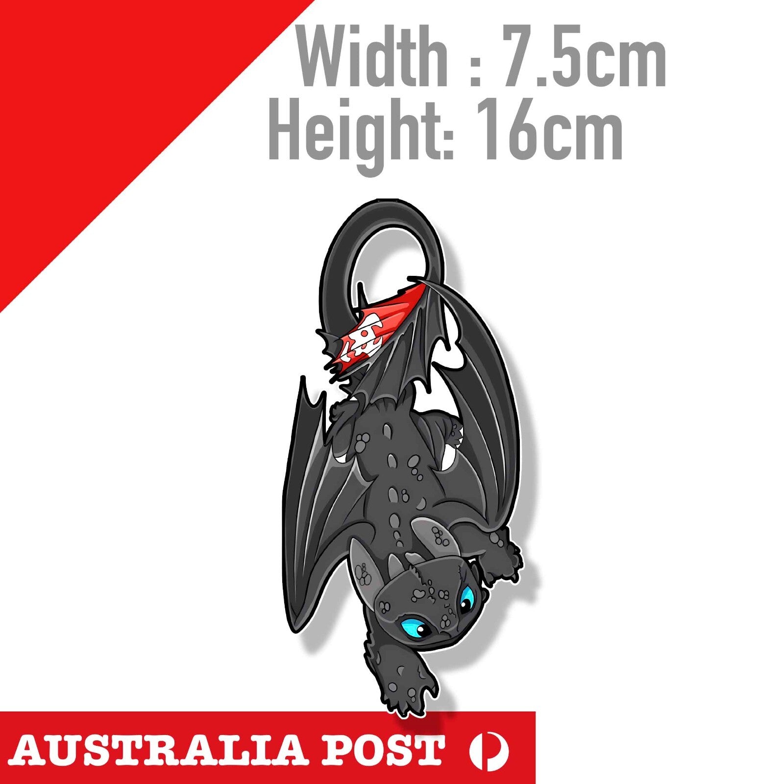 Hiccup Baby Toothless - How to Train Your Dragon Cartoon Dragon Sticker